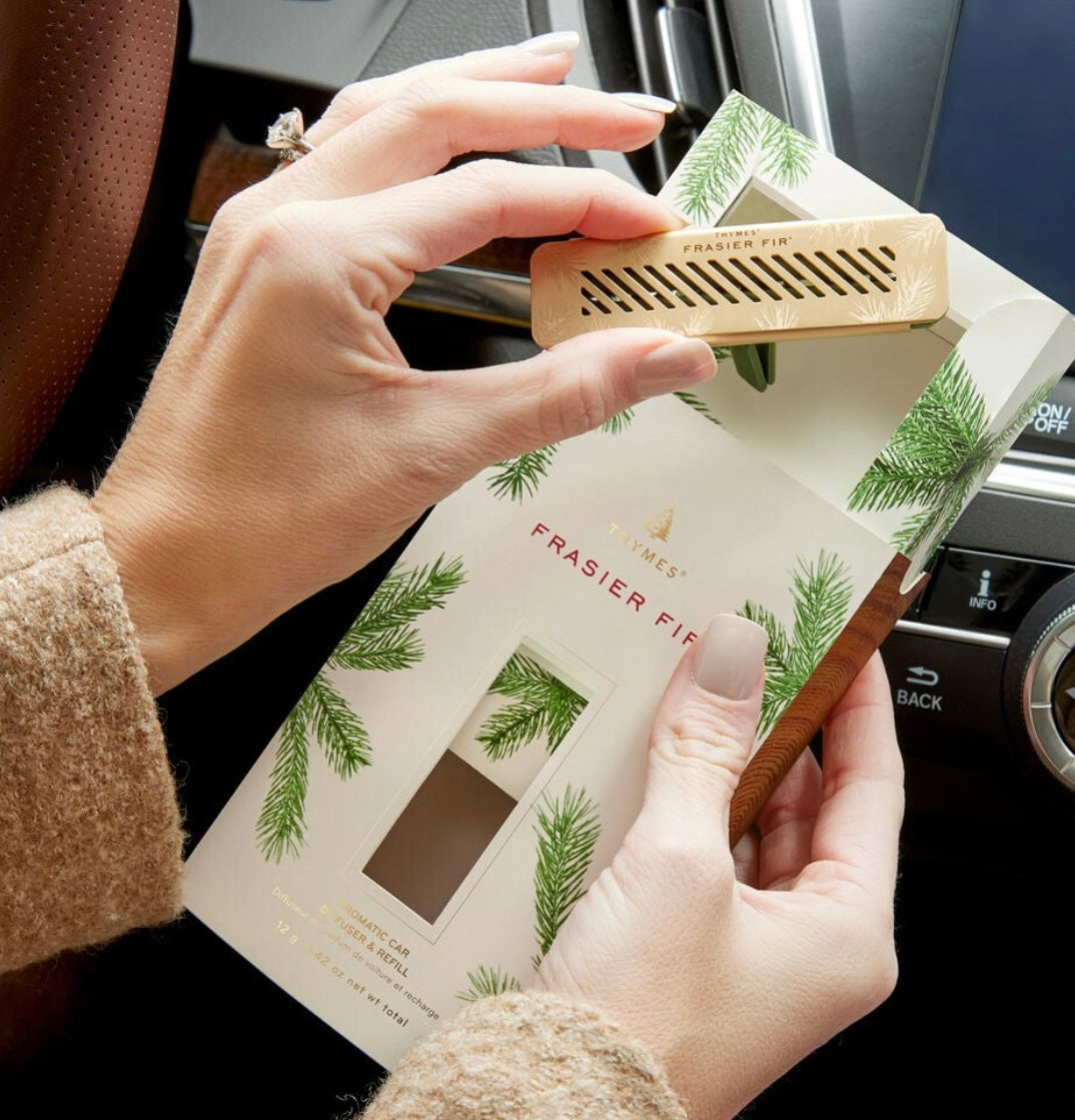 Thymes Frasier Fir Car Diffuser Kit