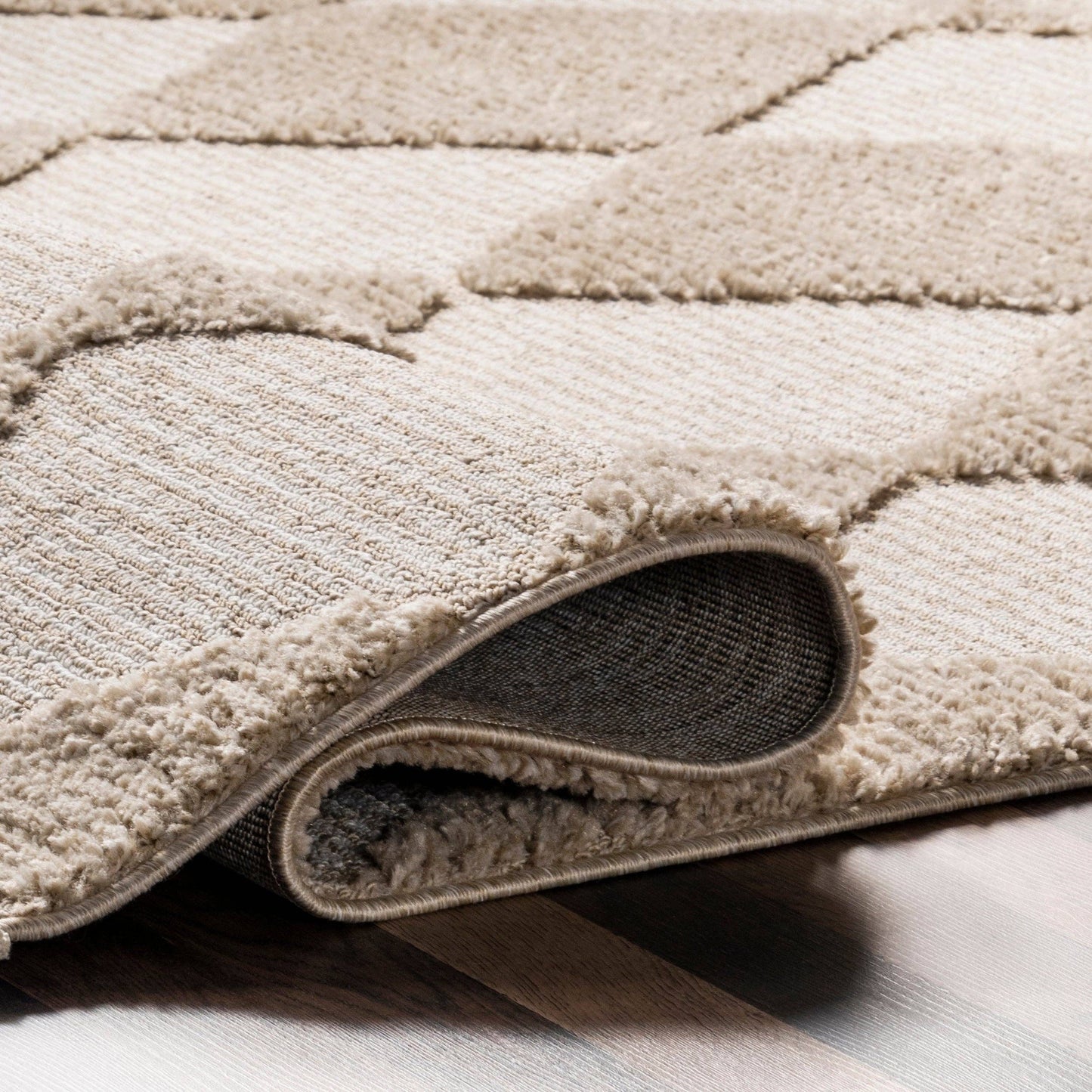 Marissa High/Low Diamond Tassel Area Rug - preorder