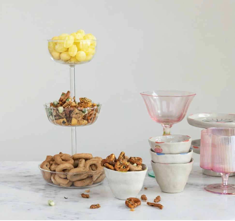 Glass 3 Tier Tray