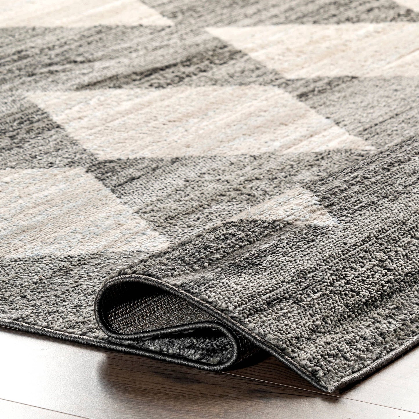 Gianna Contemporary Checkered Tile Area Rug - 5’ x 8’ - Preorder