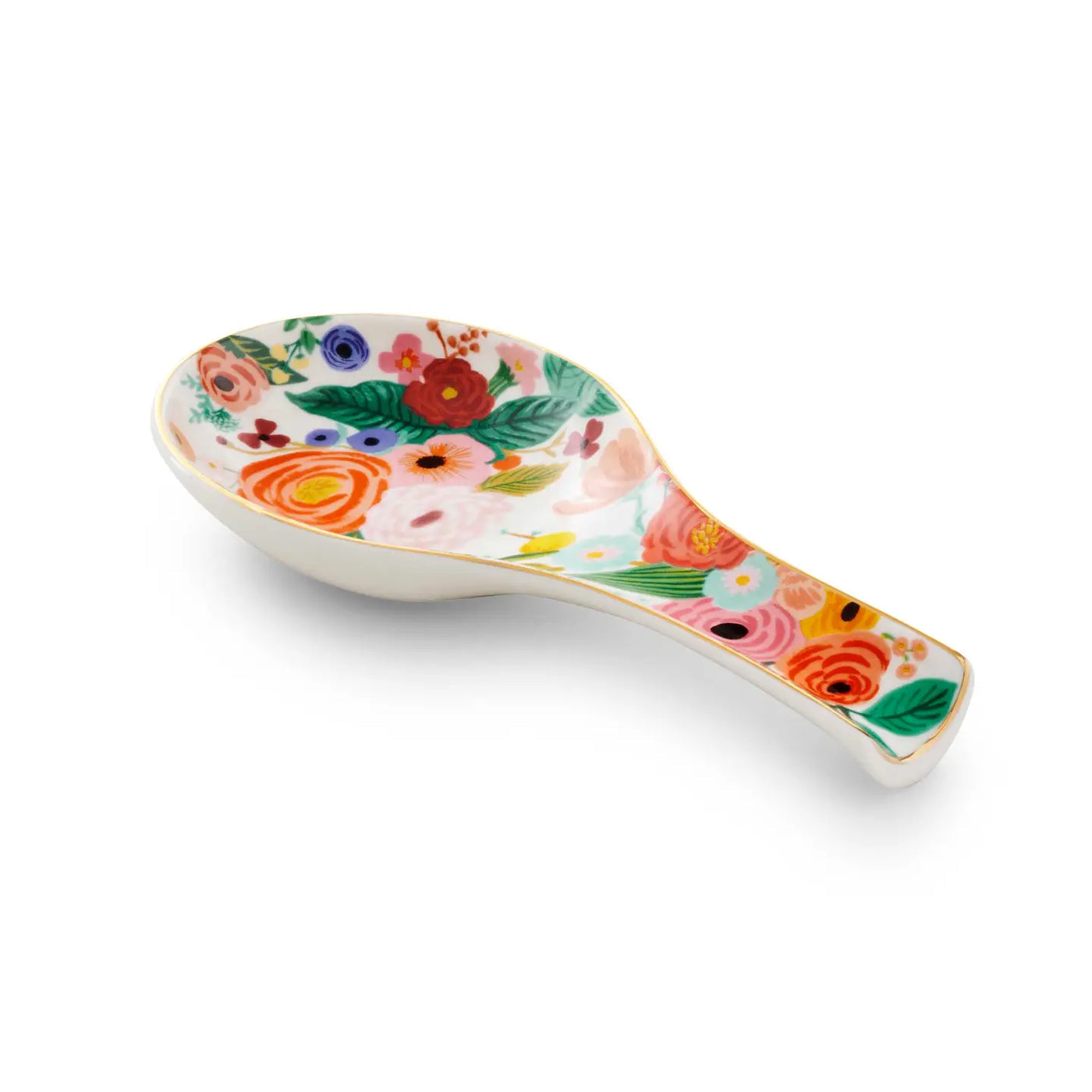 Garden Party Porcelain Spoon Rest