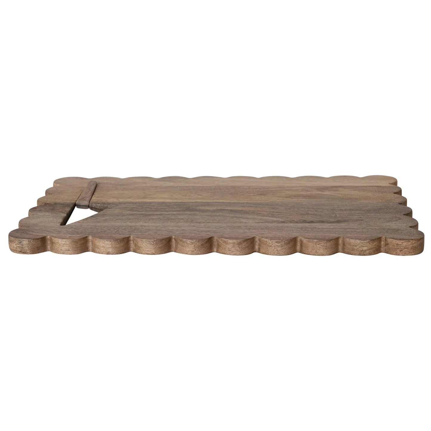 Scalloped Cheese/Serving Board w/Knife