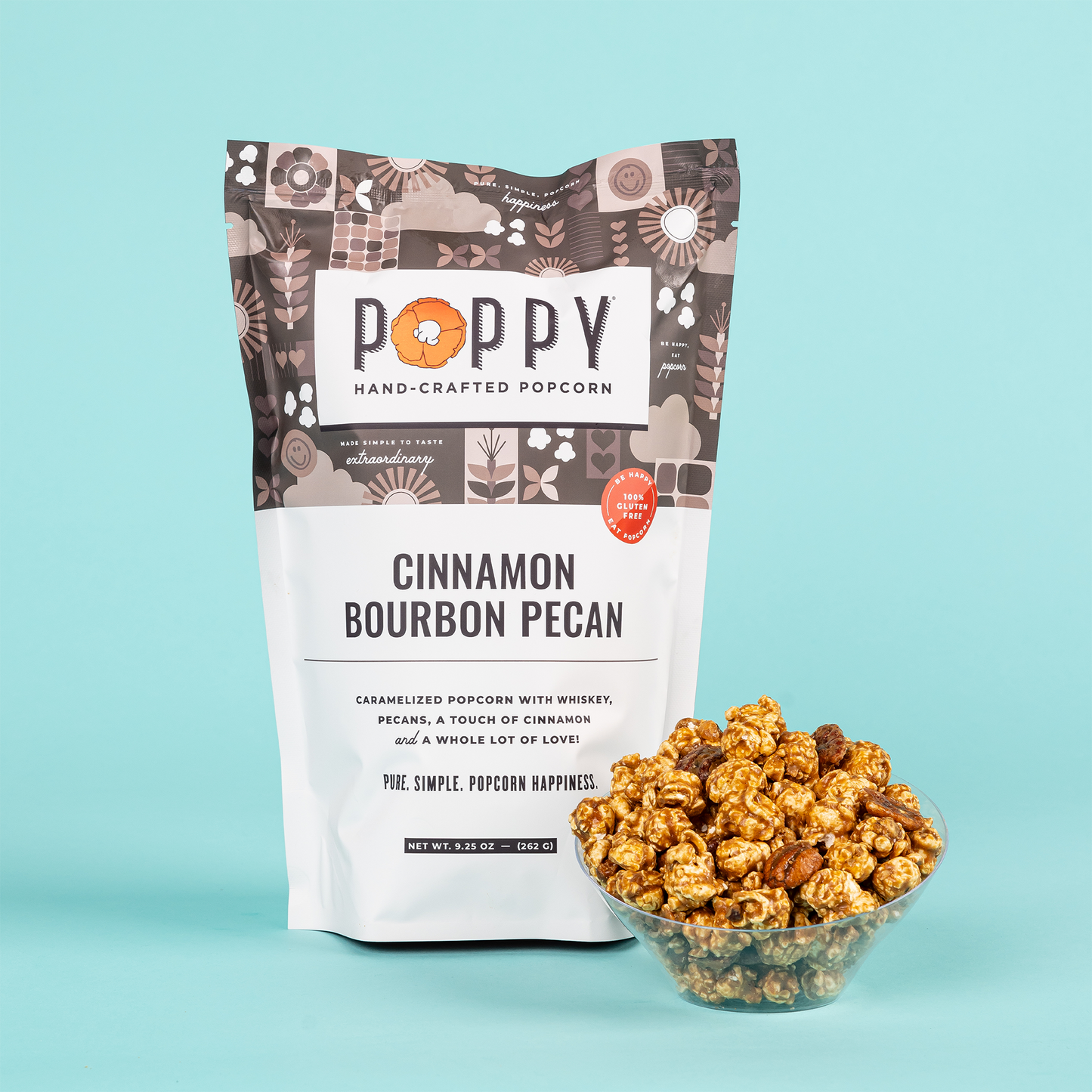 Cinnamon Bourbon Pecan Popcorn 