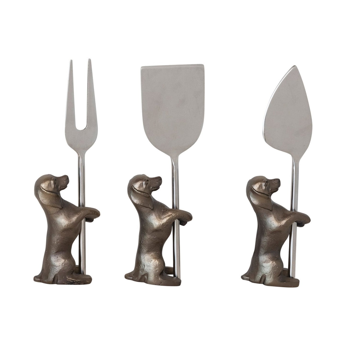 Cheese Knife & Dog Stands