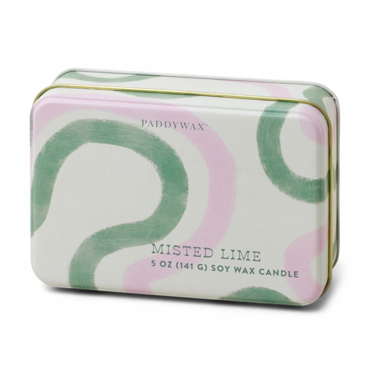 Misted Lime Tin Candle