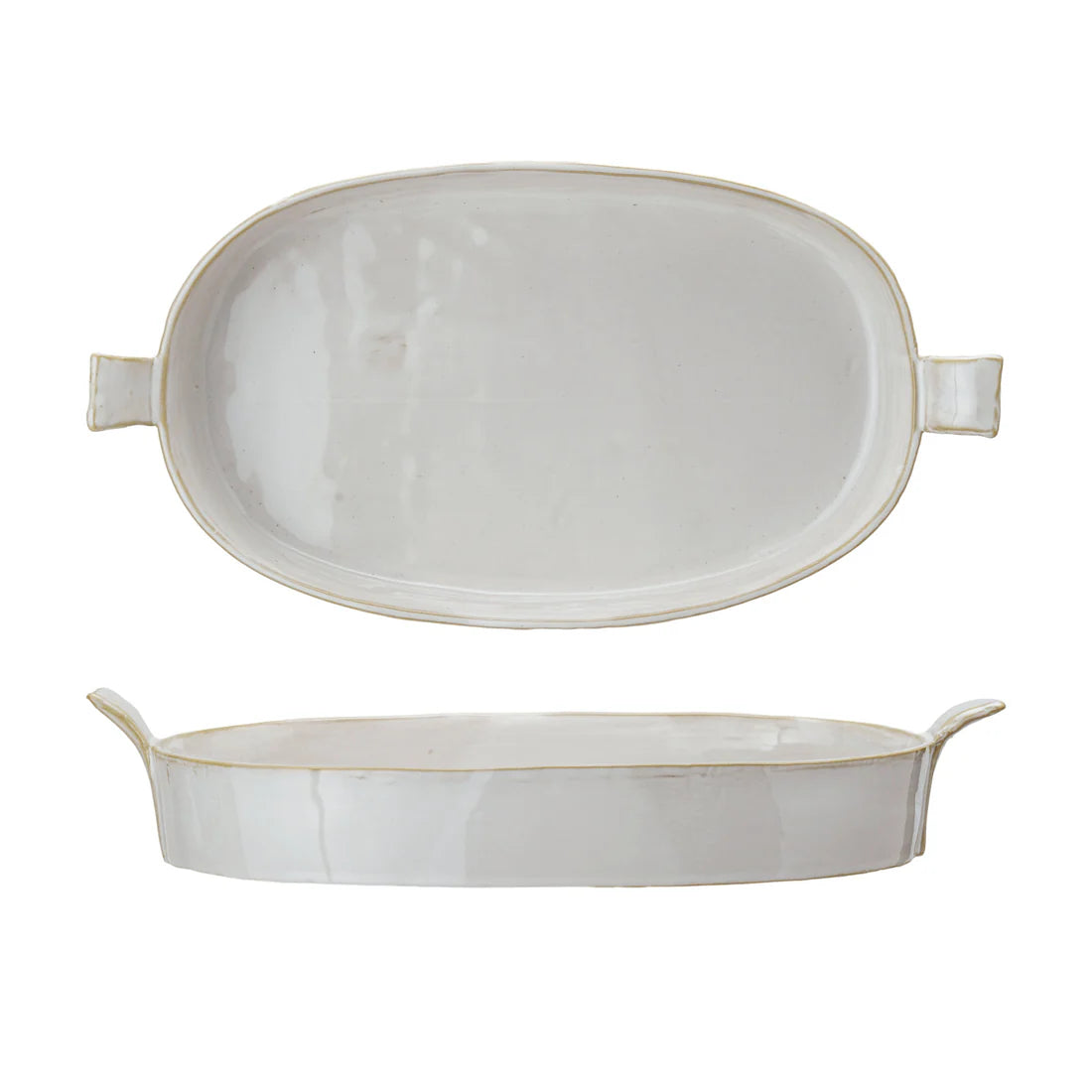 1 1/2 Quart Stoneware Baker w/Handles