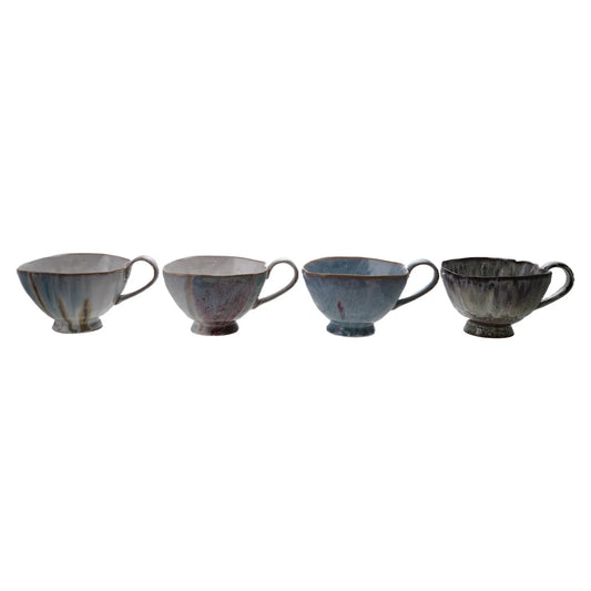 Stoneware Footed Mug