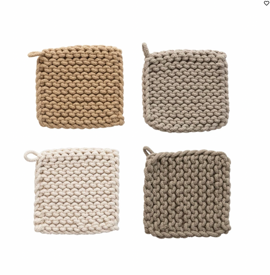 Cotton Crochet Pot Holder