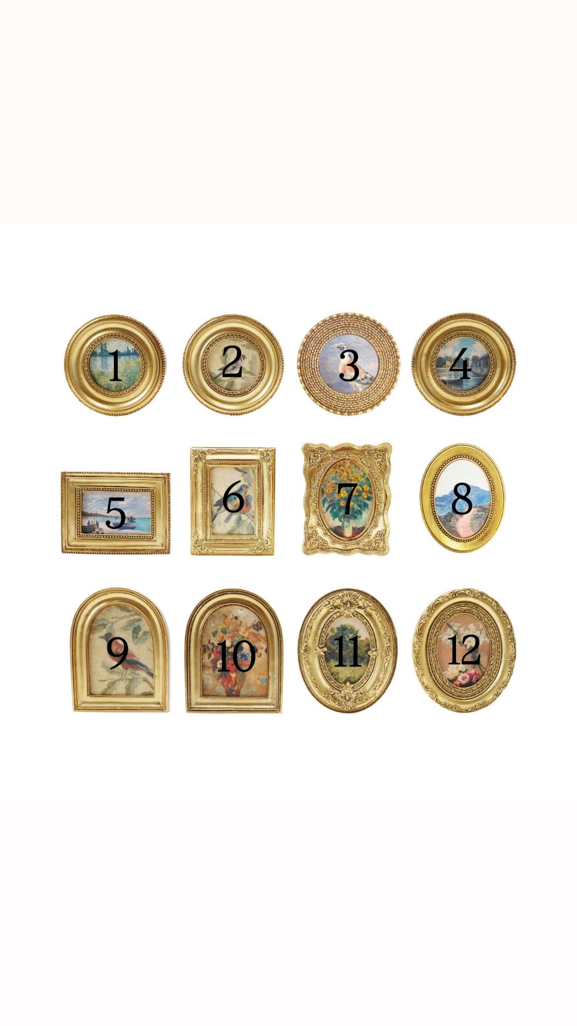 Mini Framed Art Magnetic