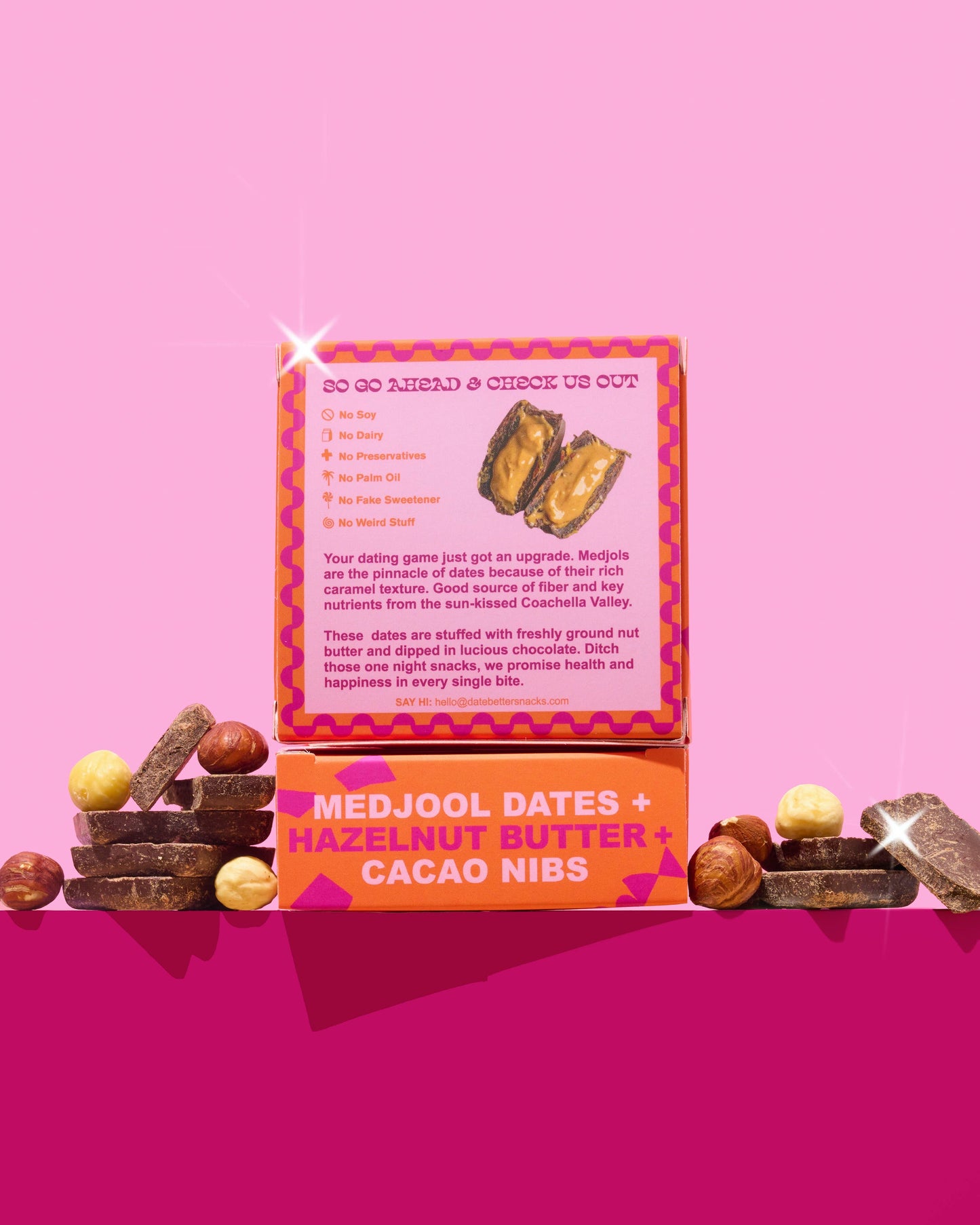 Hazelnut Praline - Chocolate Covered Dates
