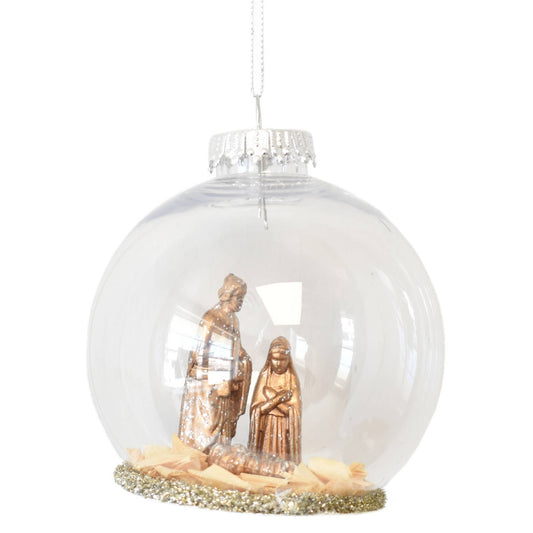 4” Nativity Ornament - Plastic