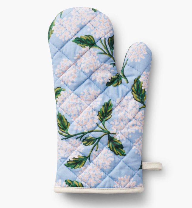 Hydrangea Oven Mitt