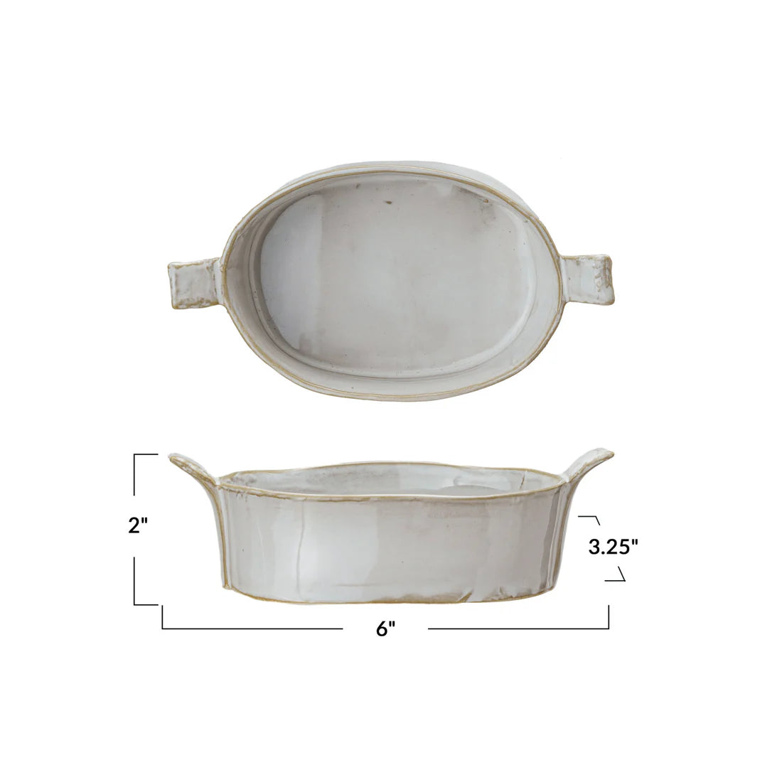 7oz Stoneware Mini w/Handles
