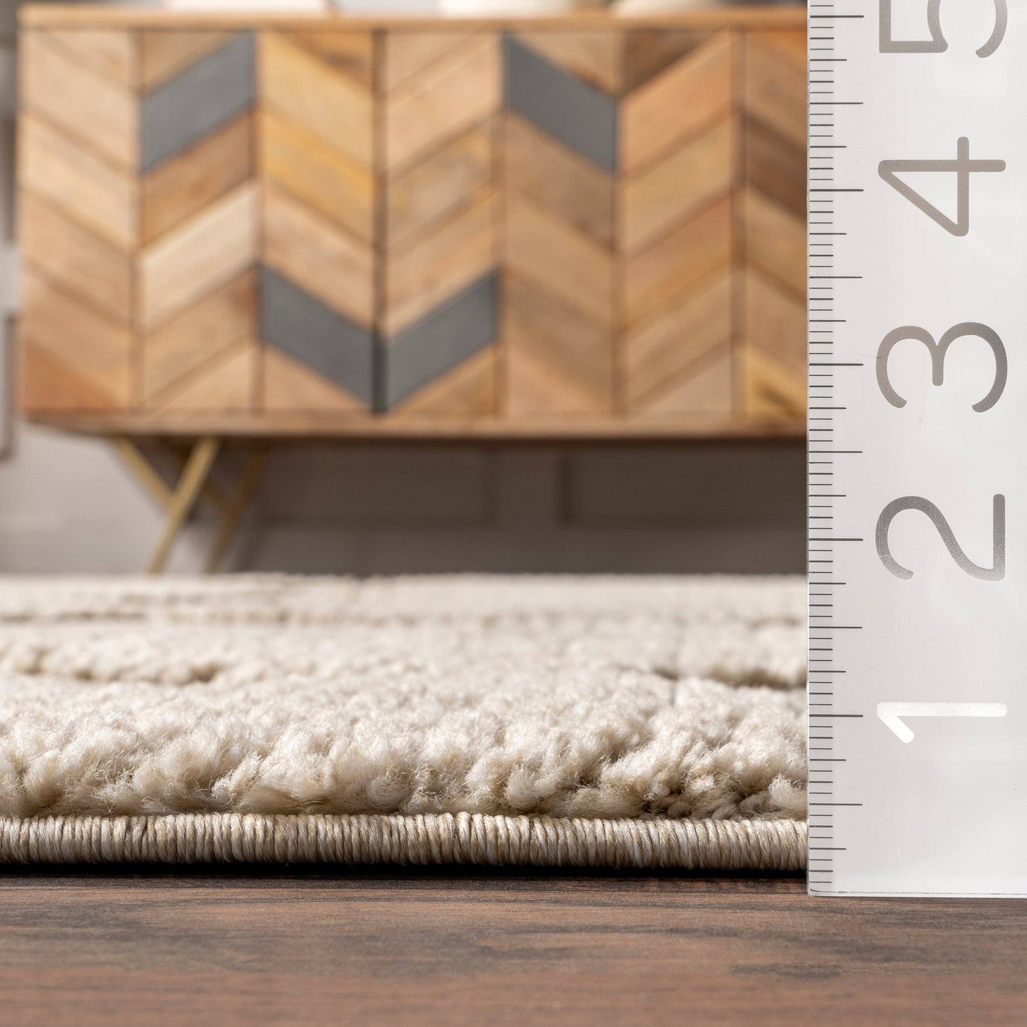 Marissa High/Low Diamond Tassel Area Rug - preorder