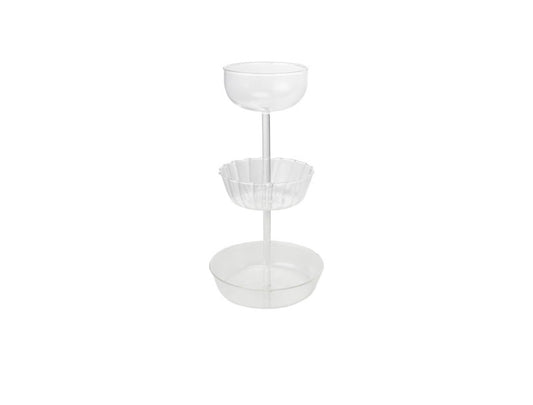 Glass 3 Tier Tray