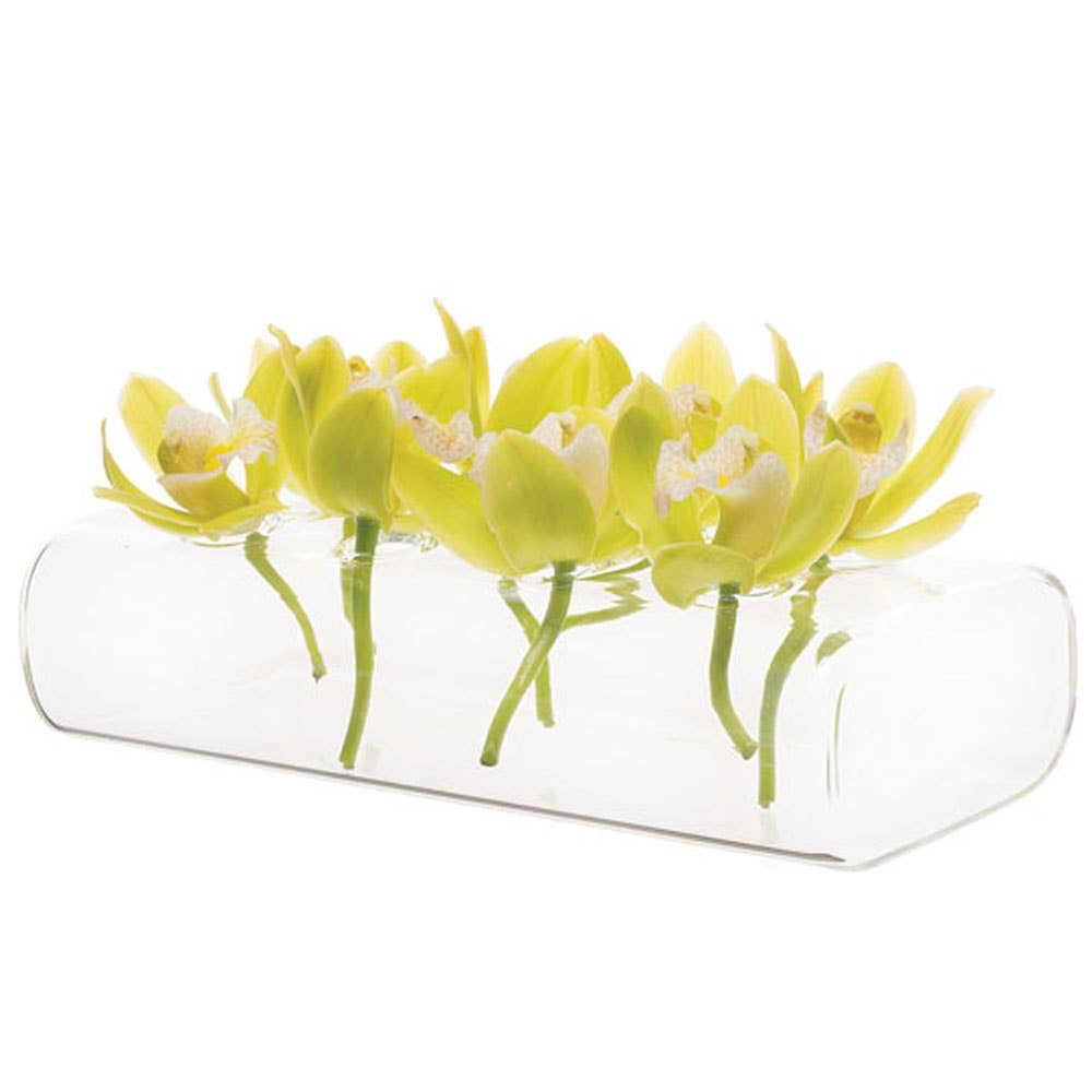 Clear Vase Long For Floral Arrangements Centerpiece