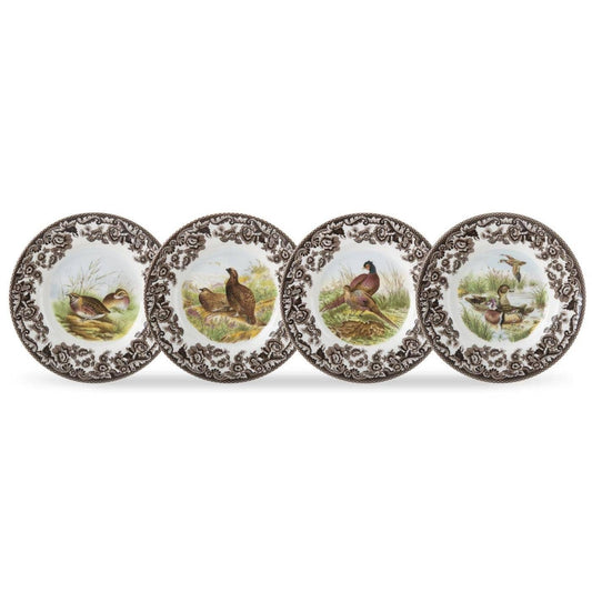 Spode Woodland Canapé Plates (Birds