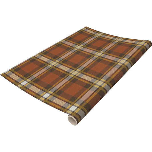 Fall Plaid Paper Table Runner