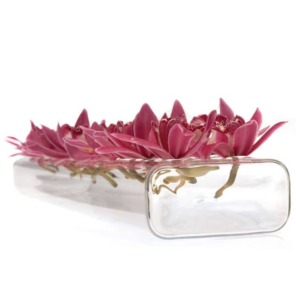 Clear Vase Long For Floral Arrangements Centerpiece