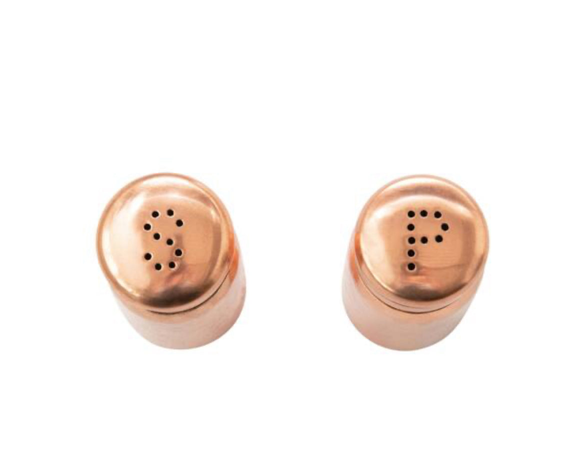 Hammered Salt & Pepper Shakers