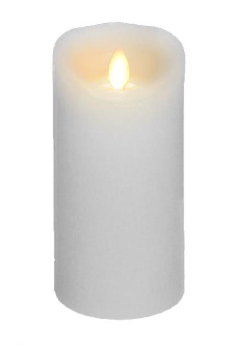 Frameless Flicker Candle 8” H