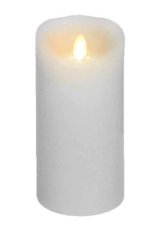 Frameless Flicker Candle 8” H