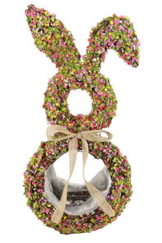 Rabbit Basket With Bow