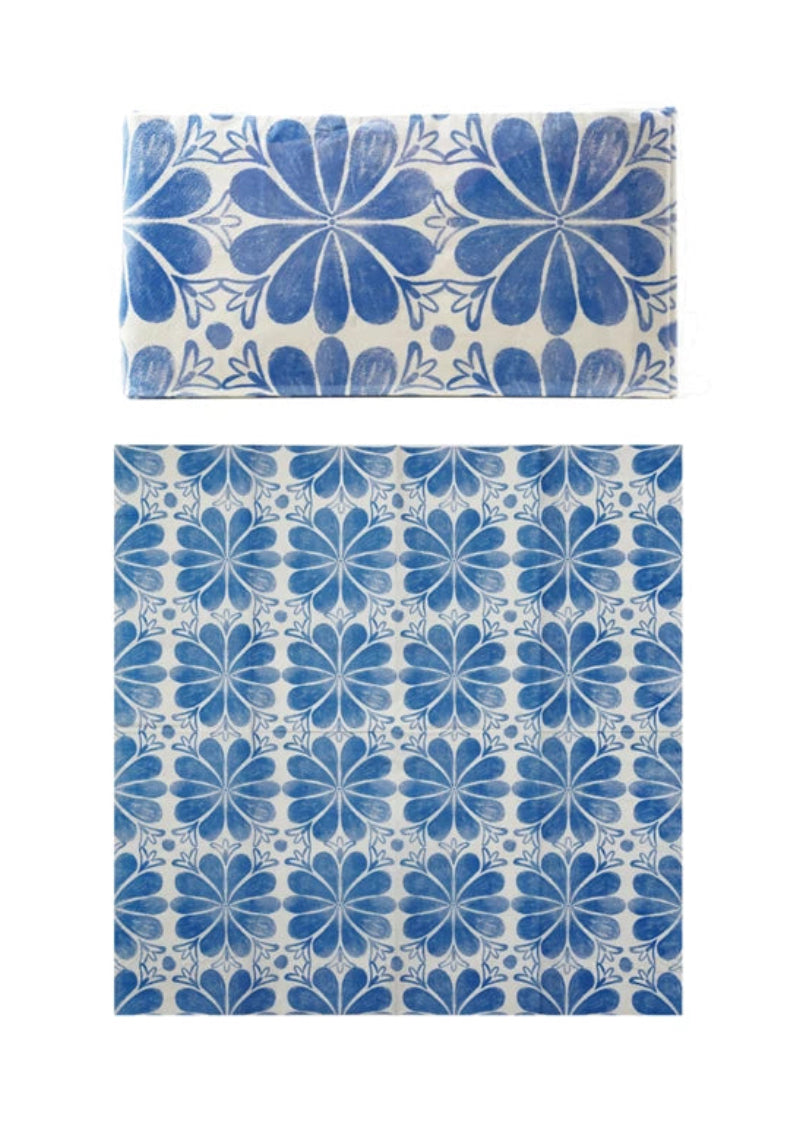 Paper Napkins w/Tile Pattern