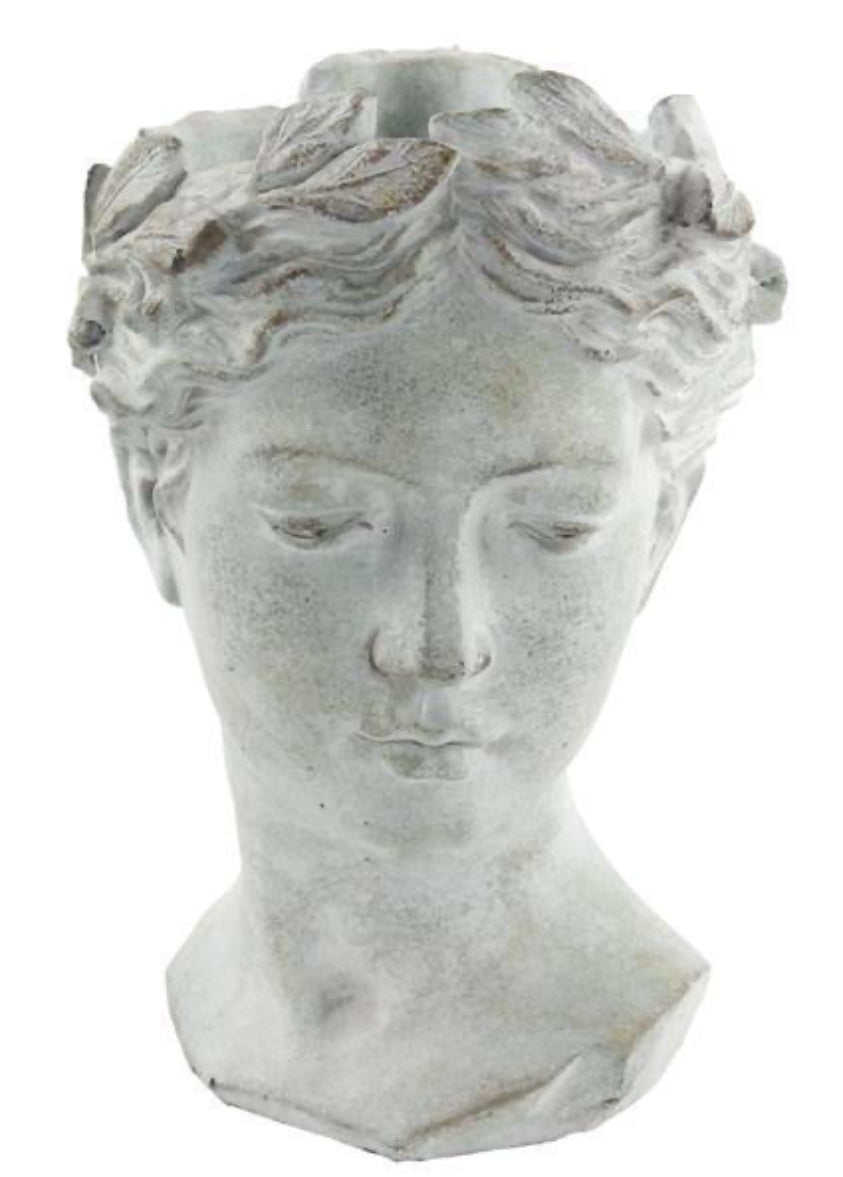 Large Goddess Head Planter