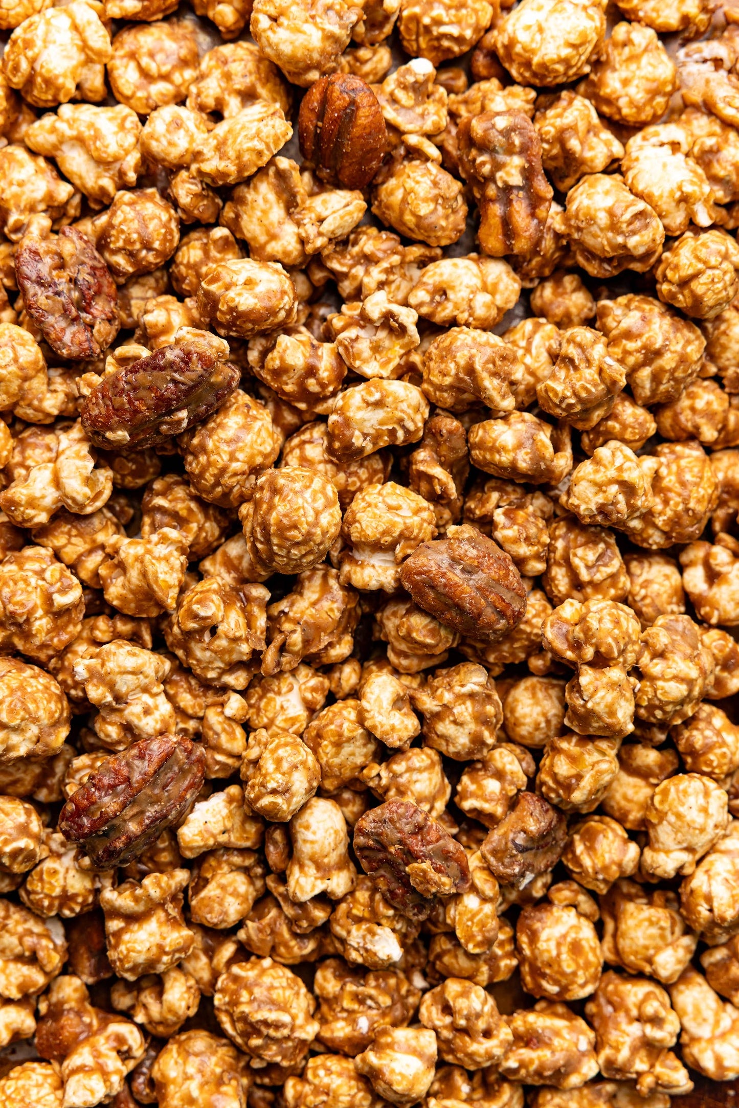 Cinnamon Bourbon Pecan Popcorn ￼