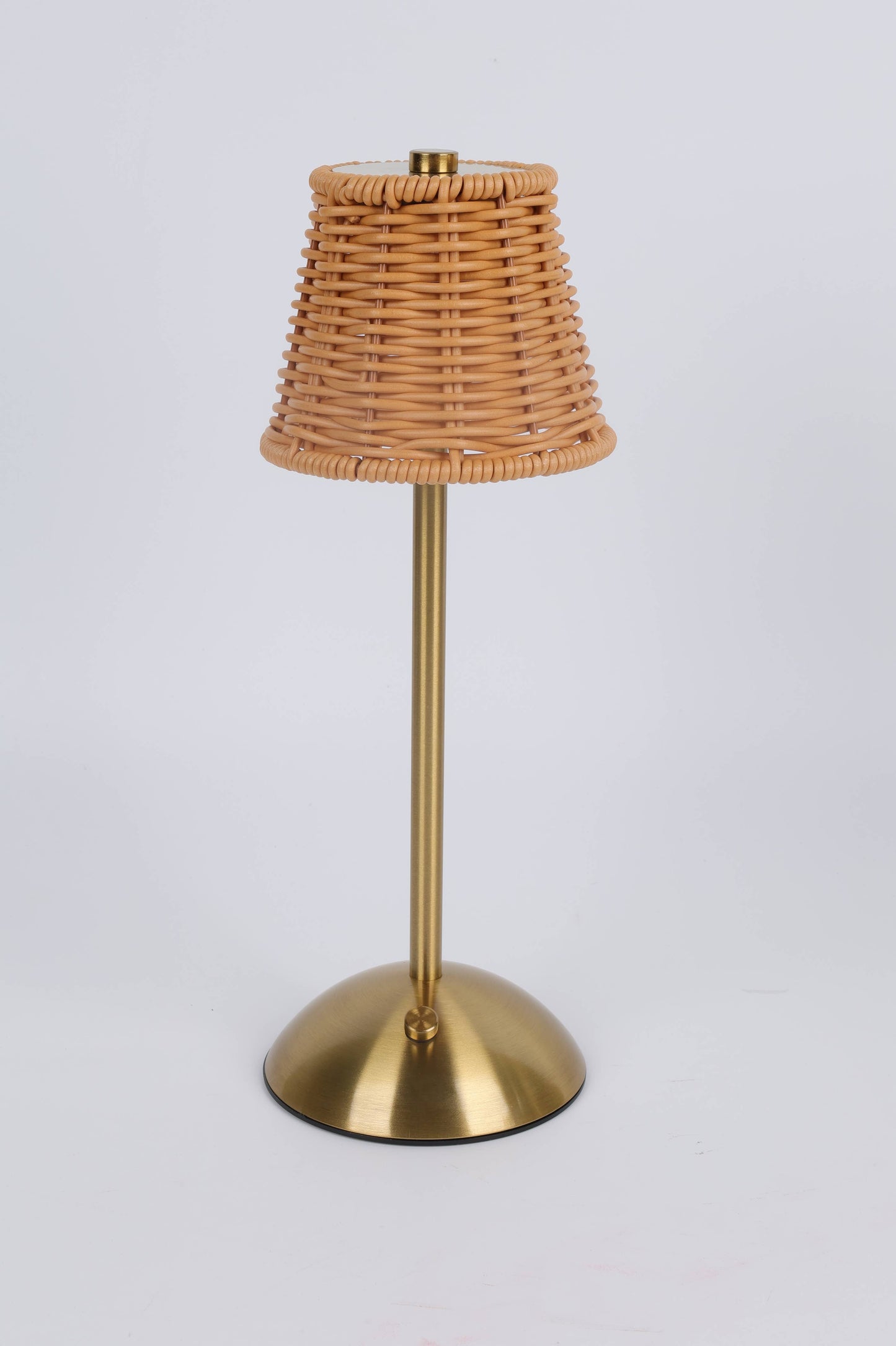 Rattan LED Rechargeable Lamp