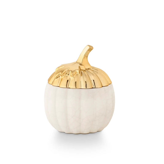 Maple Marshmallow Maple Leaf Ceramic Pumpkin Candle