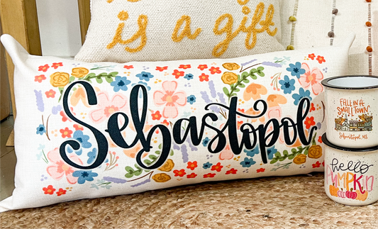Sebastopol Floral Pillow