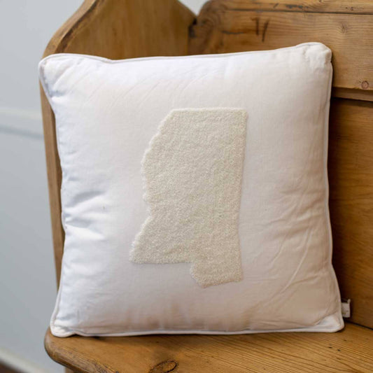 Mississippi Shape Pillow