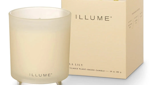 Isla Lily Boxed Glass Candle